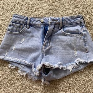 pacsun high rise jean short